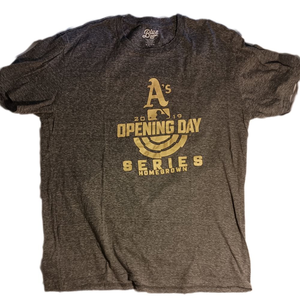 A's 2019 opening day t shirt‎ SKUCH023